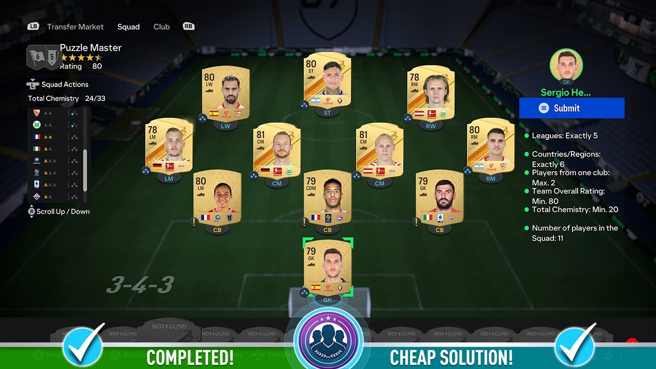 How to Complete Puzzle Master SBC in FC 24 - Tips & Solutions
