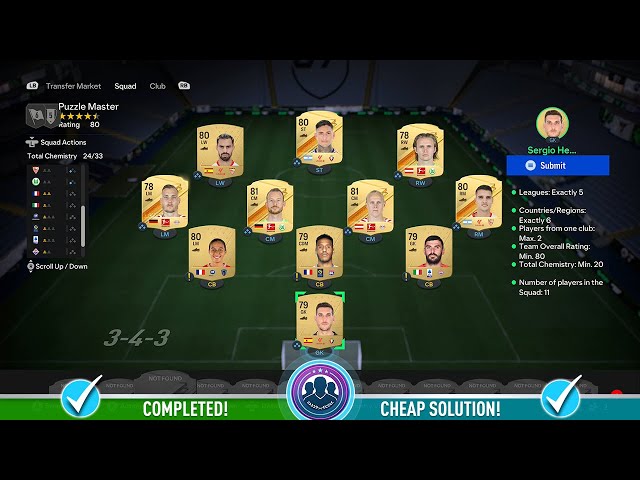 How to Complete Puzzle Master SBC in FC 24 - Tips & Solutions
