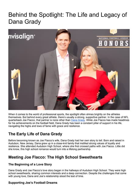 Dana Grady explained in simple terms. A beginners guide to her career and accomplishments.